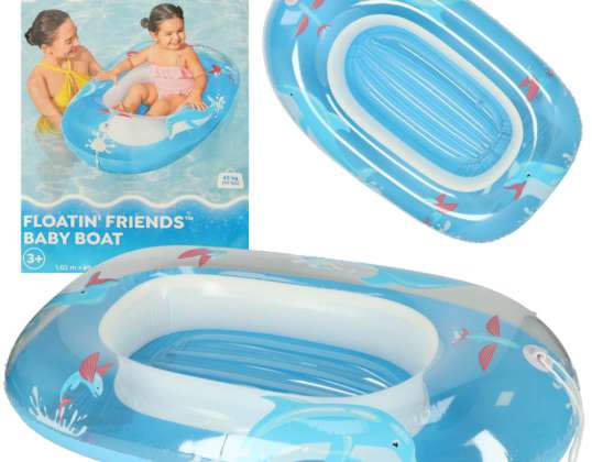 BESTWAY 34037 Baby Swimming Ring Wheel Inflatable Boat With Seat Boat Inflatable Boat Blue 3 45kg