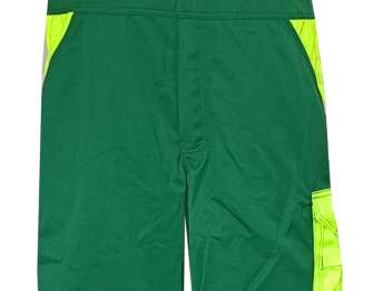 MEN'S WORK TROUSERS REFLECTIVE DUNGAREES GREEN L - XXL