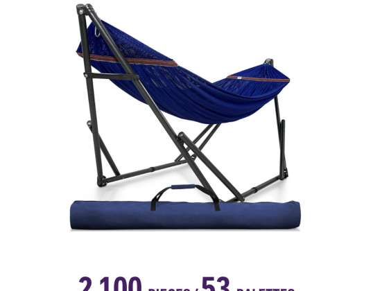 Collapsible Hammocks with Steel Stand - 5 COL