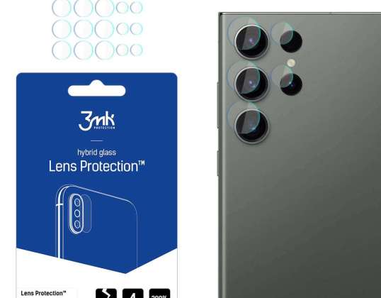 Γυάλινο προστατευτικό φακού x4 για φακό κάμερας 3mk Προστασία φακού για Samsung Gala