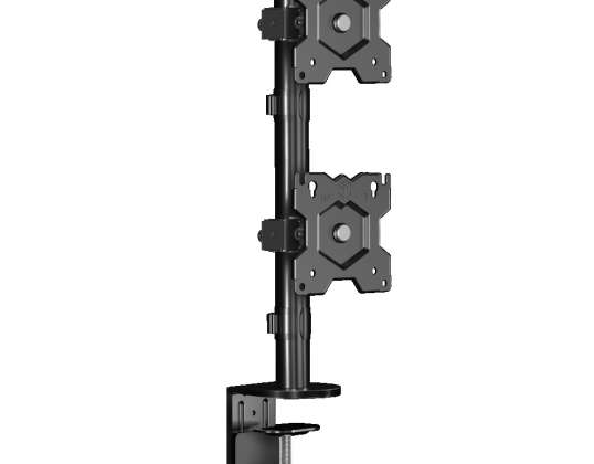Настільне кріплення для двох моніторів до 16 кг ONKRON D208E Black