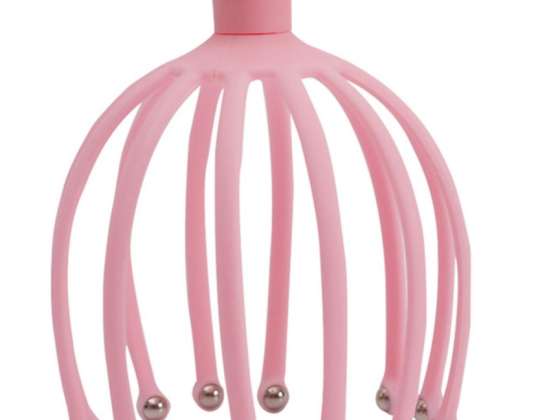 AG19D HOVEDMASSAGER BLÆKSPRUTTE PINK