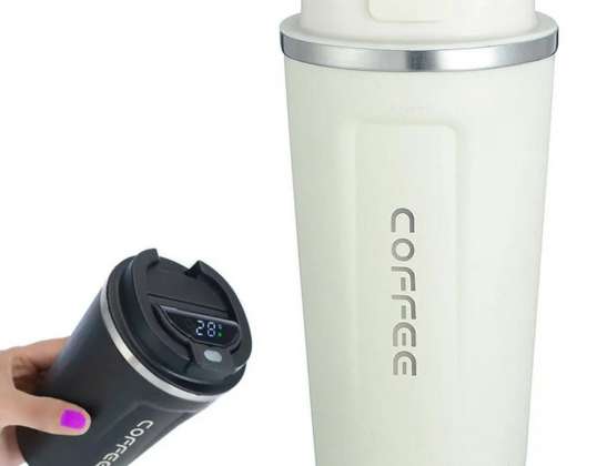 AG369H THERMAL MUG WITH DISPLAY WHITE