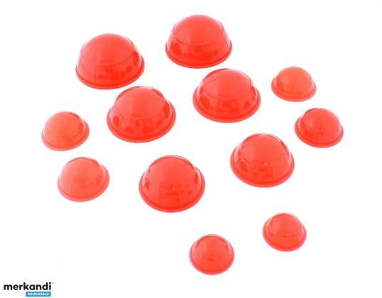 AG418C CHINESE RUBBER BUBBLES 12PCS RED