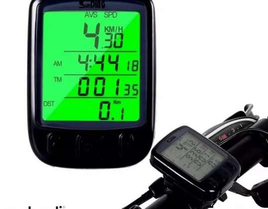 BICYCLE COMPUTER WIRELESS WATERPROOF LCD 29 FUNCTIONS BICYCLE