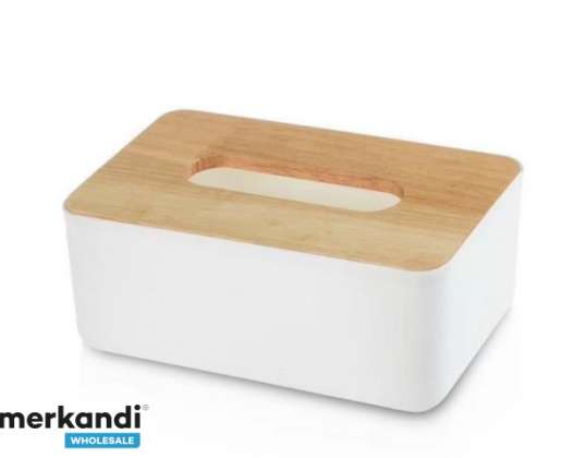 EB761 Bamboo Tissue Container