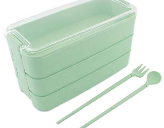 AG479H CONTAINER 0 9 L LUNCH BOX GREEN