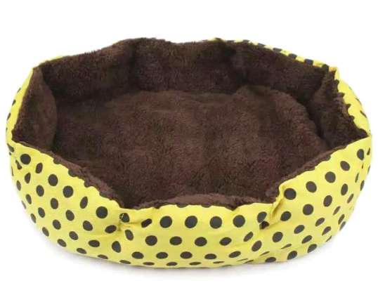 AG602I BED WITH PILLOW YELLOW 35X37