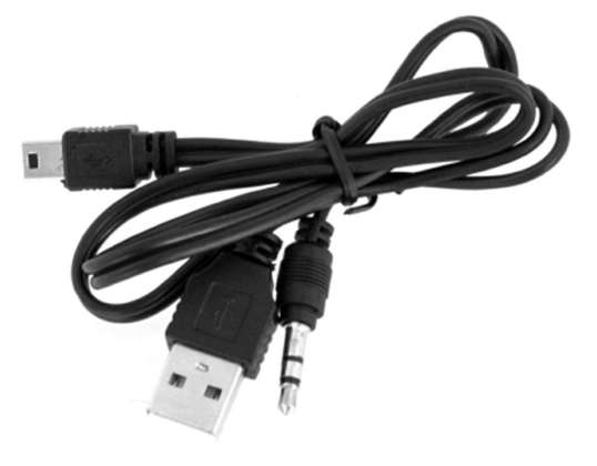 AK287 MINI USB USB TIL JACK3.5-ADAPTER