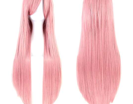 BQ3D PERRUQUE CHEVEUX 80cm ROSE COSPLAY