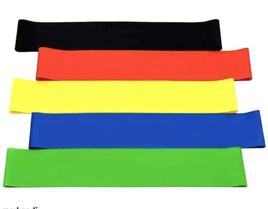 FT37 SET OF EXERCISE BANDS 5 PIECES