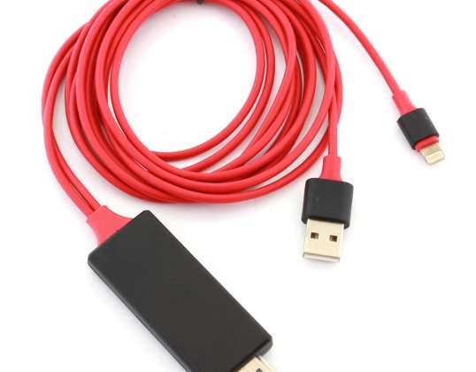 ADAPTADOR HD37A MHL USB HDMI APPLE IPHONE