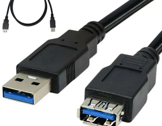 KP7 USB 3.0 PIKENDUSKAABEL 1 8M