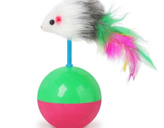 CAT TOY MOUSE MOUSE ON A BALL BALL STAND UP