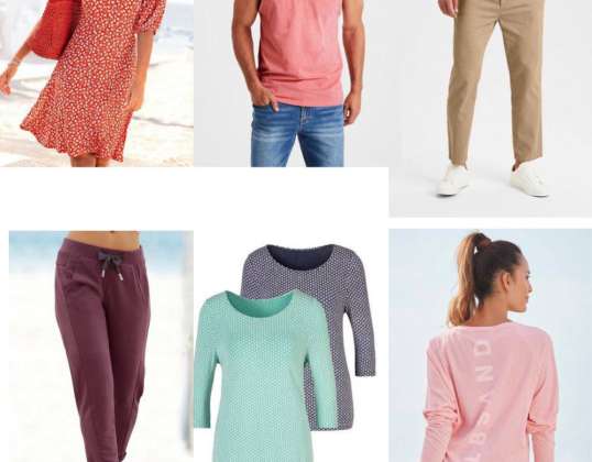 1.80 € per piece, summer mix of different sizes of women's and men's fashion, A ware
