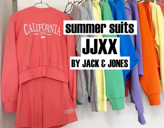 JJXX Av JACK &amp;; JONES Sommergenser og shorts Set Mix for kvinner