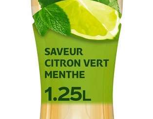 Boisson au thé glacé saveur menthe citron vert FUZE TEA  1.25L