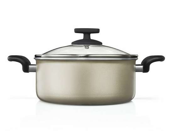 &#039;Royal VKB&#039; casserole pans with glass lid 24cm
