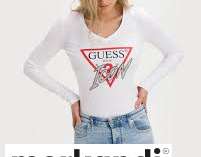 Stock premium majica Guess majica Longsleeve ikona tanak izlaz