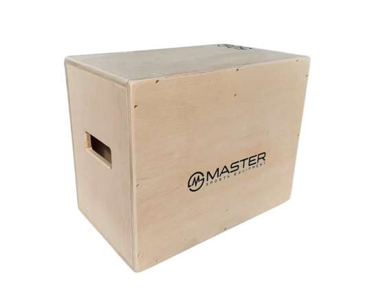 Tréningový plyo box MASTER drevo 60 x 50 x 40 cm