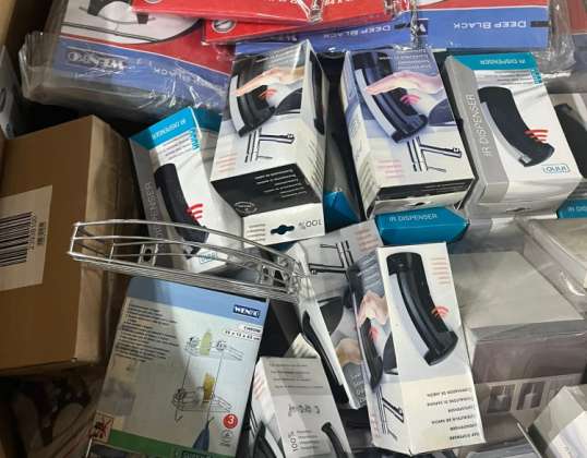 Lidl - wholesale batch of &quot;A&quot; class MIX goods – home, bathroom, cleanliness, small electronics - 4000KG