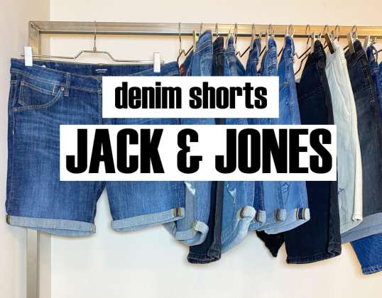 JACK &amp; JONES Clothing Pantalones Cortos Vaqueros para Hombre Mix