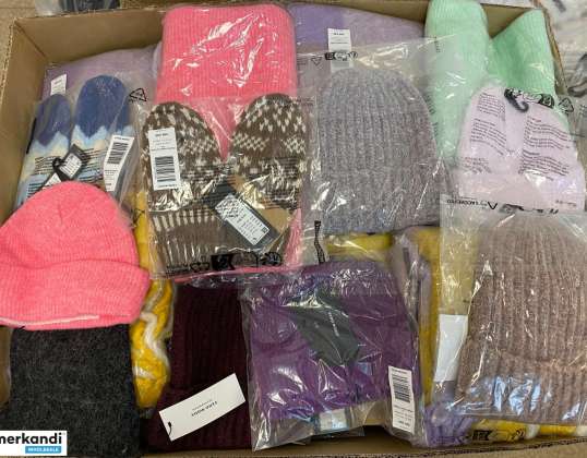BESTSELLER Marken Hüte, Schals und Handschuhe Mix für Frauen