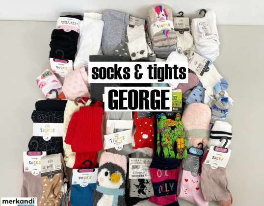 GEORGE Detské ponožky a pančuchové nohavice sa spájajú