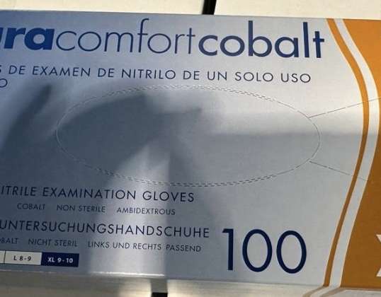 PACK OF 100 NITRILE DISPOSABLE GLOVES SIZE XL EXPIRED ITEM SPECIAL ITEM