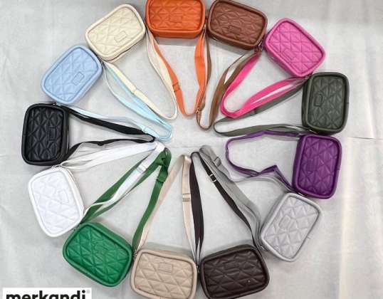 Women's handbags with a modern and precious flair from Turkey available for wholesale.