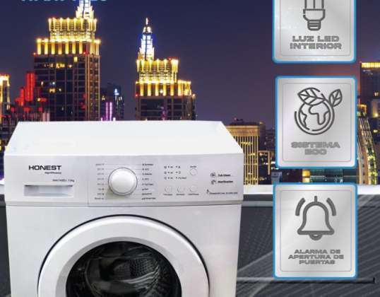 Set mit 7 kg neuen verpackten Waschmaschinen - hohe Effizienz und bewährte Haltbarkeit