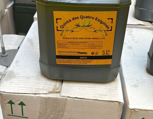 Høj kvalitet ekstra jomfru olivenolie - oprindelse Portugal - 5L dåse / 0.75L flaske