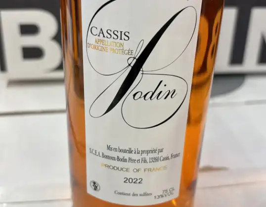 Wine - Chateau Cassis BODIN Rosé wine 2022 - Sale by the pallet or retail on Plan de Campagne