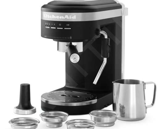 KitchenAid Espressomachine BUNDEL - ROOD - ZWART - ZILVER