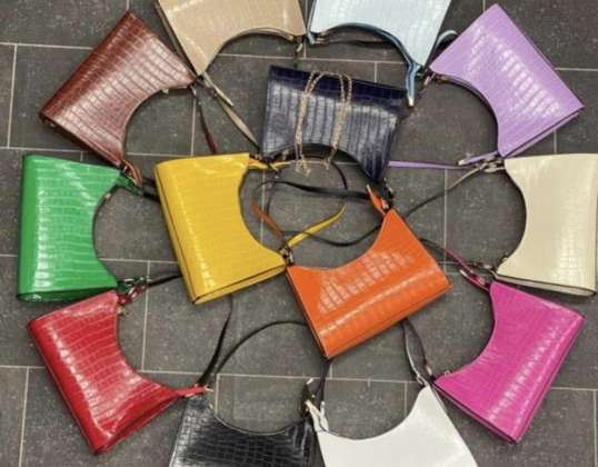 Los bolsos de mujer de primera calidad y diseño moderno están disponibles en muchas variantes de color.
