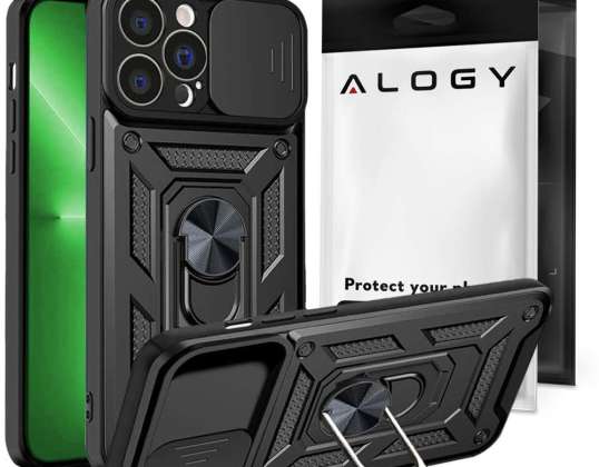 Alogy Camshield Stand Ring Case mit Kameraabdeckung für Apple iPhone 13