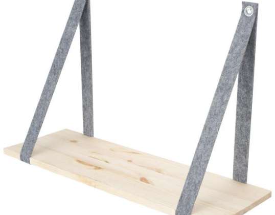 Duraline grenen plank met vilten riem 3,5cm 60x20x1,5cm