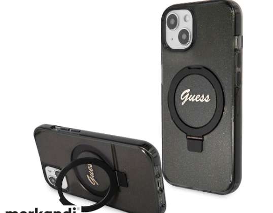 Познай iPhone 15 Plus &amp; iPhone 14 Plus Калъф за задна корица - лого на скрипт Magsafe - Black J-TOO