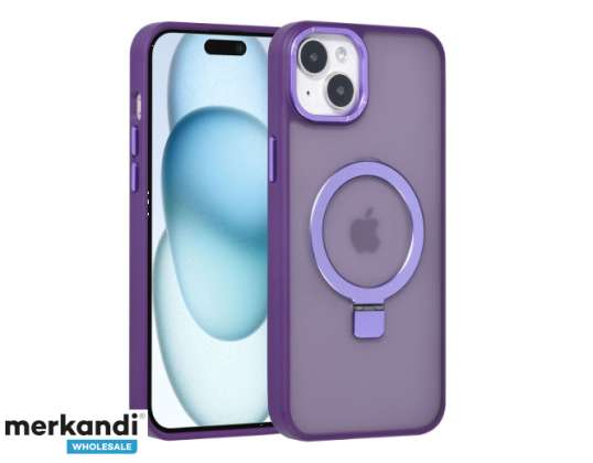 iPhone 15 &amp; 14 Plus Задняя крышка Чехол Magsafe - Фиолетовый J-TOO
