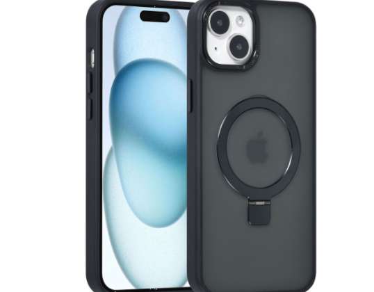 iPhone 15 &amp; 14 Plus Задняя крышка Чехол Magsafe - Черный J-TOO