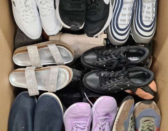 Packages of used shoes - women's / men's mix / mix of seasons and sizes.