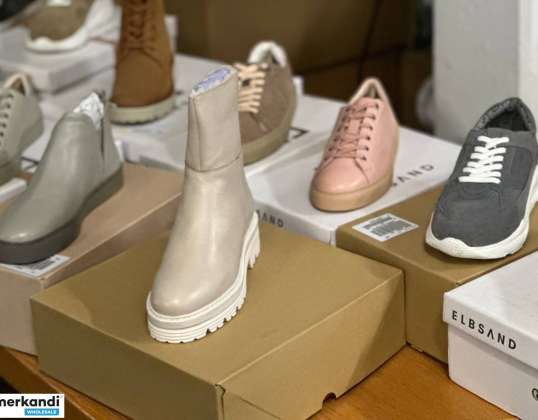 6,50€ la paire, mélange carton, mélange de chaussures de marque européenne, mélange de différents modèles et tailles pour femmes et hommes, palette de déstockage, marchandises A