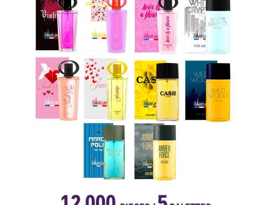 Perfumes 75 ml - Women's &amp; Men's Palette Sales