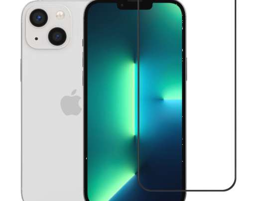 10 vnt. dėžutė – visiškai dengiantis grūdintas stiklas iPhone 14 Plus 10D – juodas kraštas J-TOO
