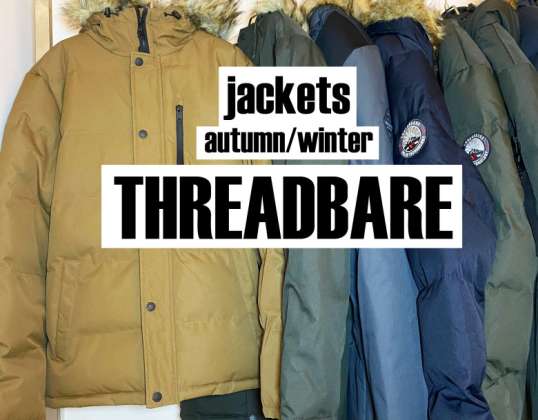 Masculino Threadable Winter Jackets Mix