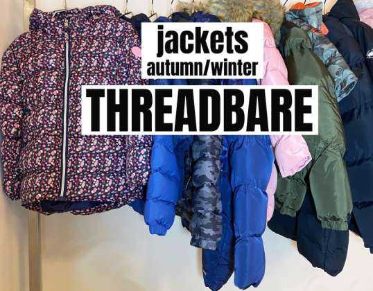 Threadbare jackets for children