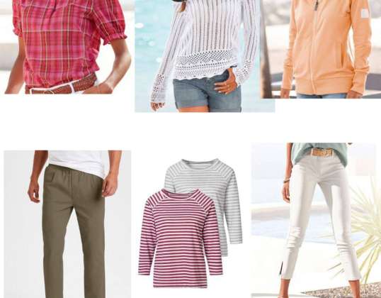 1.80 € per piece, summer mix of different sizes of women's and men's fashion, A ware