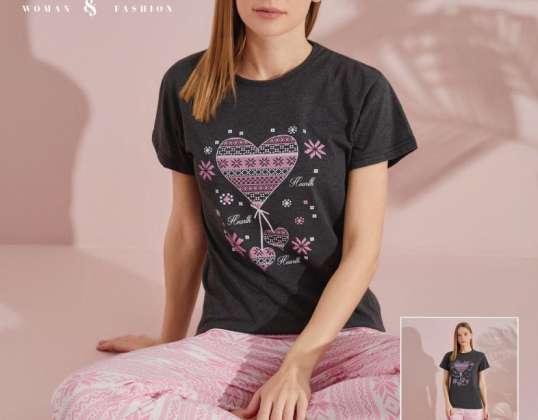 Invest in women's short-sleeved pajamas that are not only of premium quality, but also offer a variety of color and design alternatives.