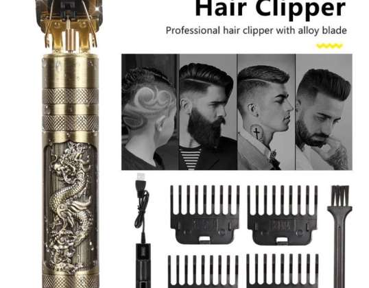TRIMMER BEARD AND HAIR VINTAGE CONVENIENT T9, SKU: 279-C (Stock in Poland)