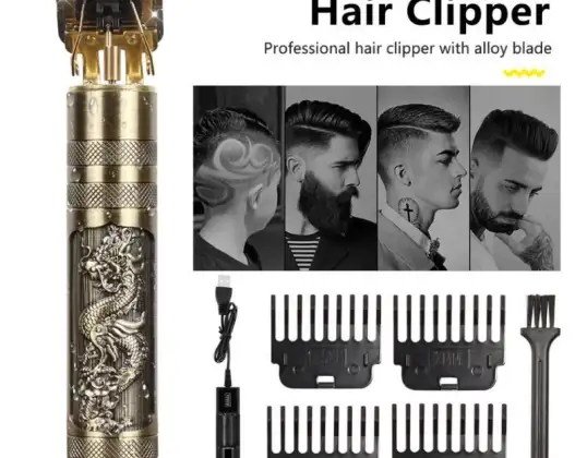 TRIMMER BEARD AND HAIR VINTAGE CONVENIENT T9, SKU: 279-C (Stock in Poland)